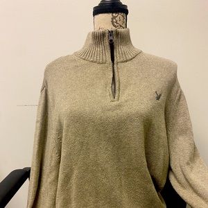 Mens Large American Eagle half zip sweater
